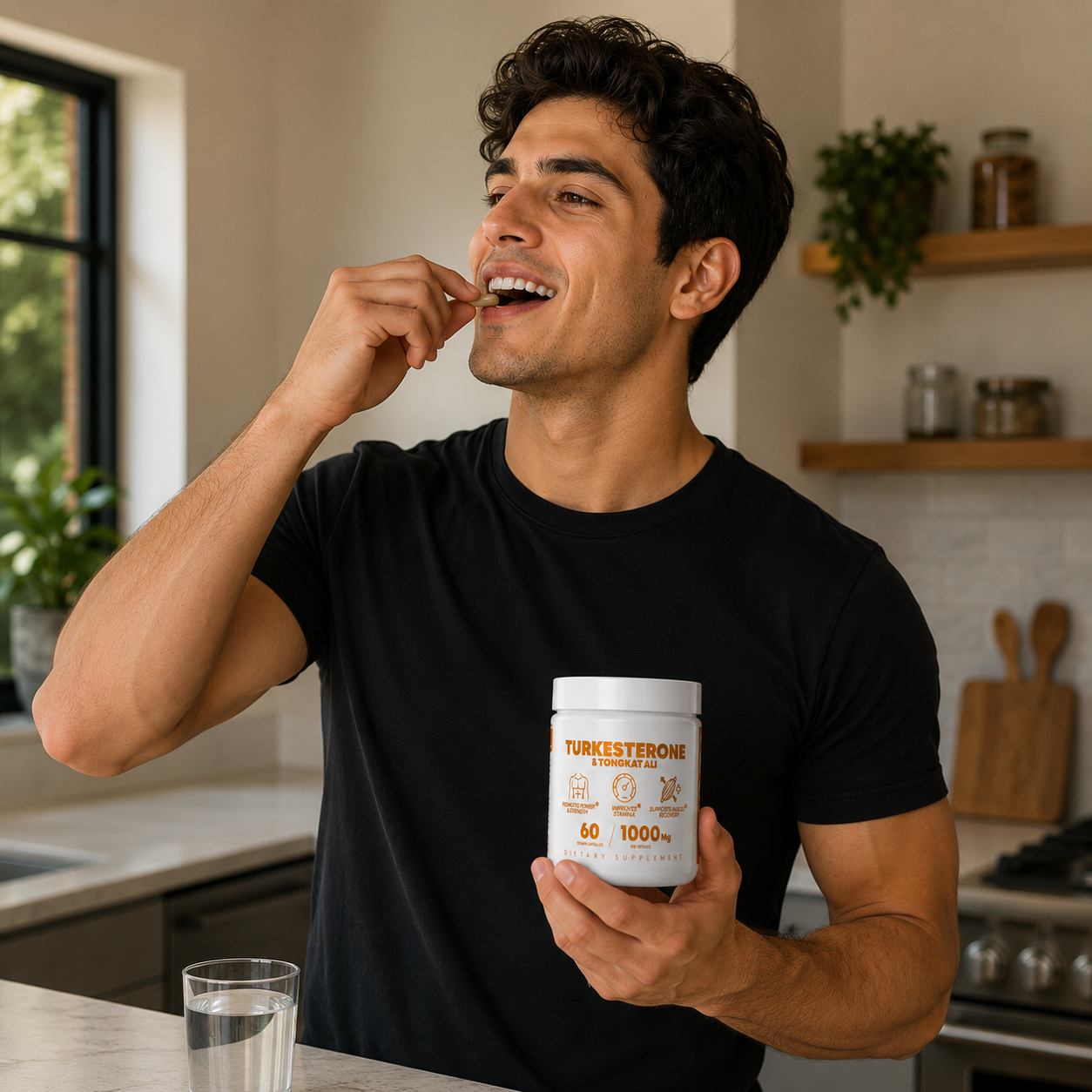 Turkesterone Tongkat Ali: Fuerza, enfoque y rendimiento.