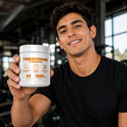 Turkesterone Tongkat Ali: Fuerza, enfoque y rendimiento.